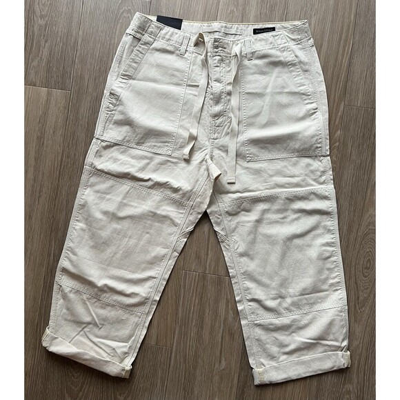 Banana Republic Martin Fit Drawstring Pants Size 36 Short - Picture 1 of 5